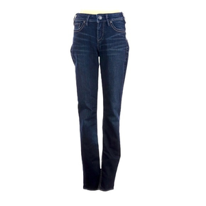 Silver Jeans  W26/L29 Stevie dark wash mid rise‎ skinny cut  distressed jeans